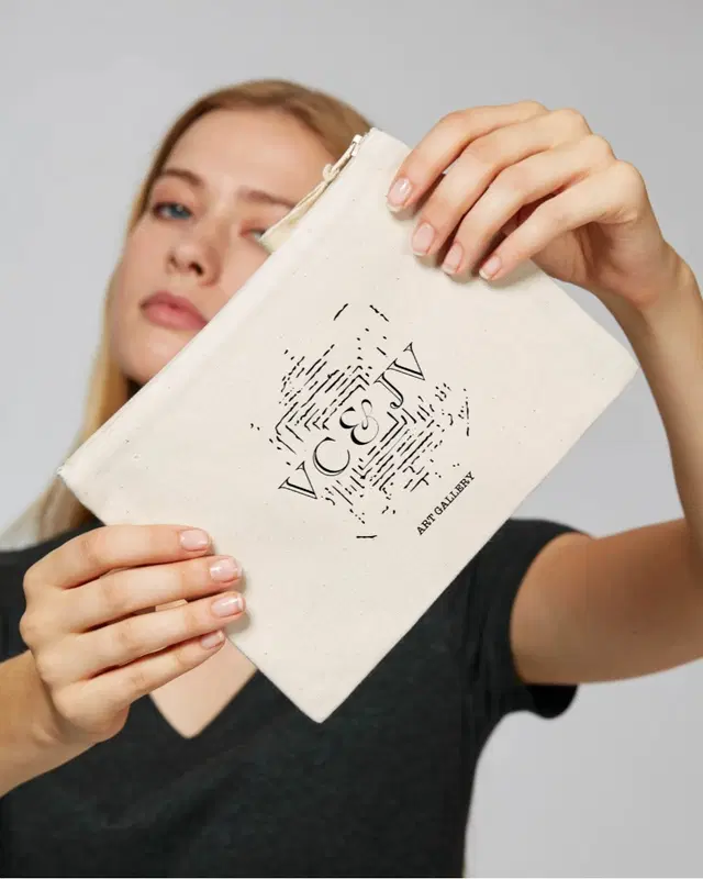 Medvilninė kosmetinė ,,Logo" 2