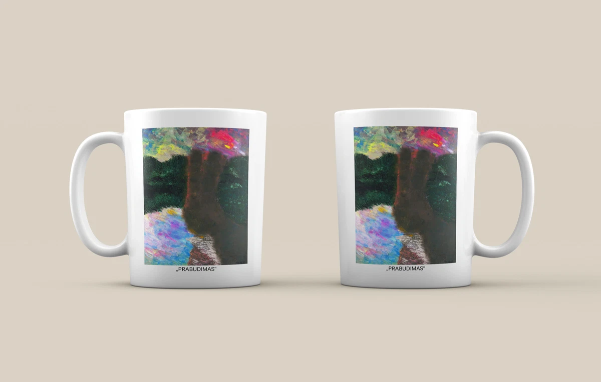 Baltas puodelis ,,Prabudimas'