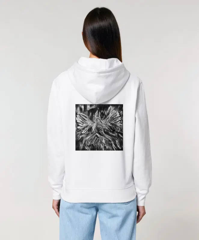 Ikoniškas unisex džemperis ,,Nevaržoma laisvė" (nespalvota spauda) 2