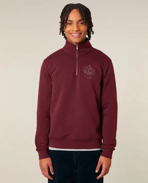 Unisex džemperis su trumpu užtrauktuku ,,Logo" 4