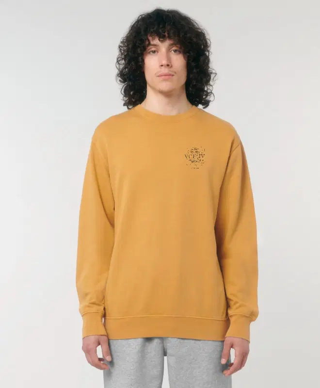 Vintažinis unisex megztinis ,,Logo"