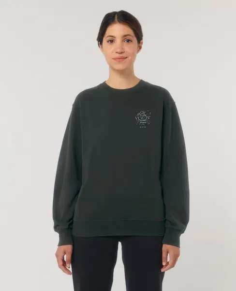 Vintažinis unisex megztinis ,,Logo" 4