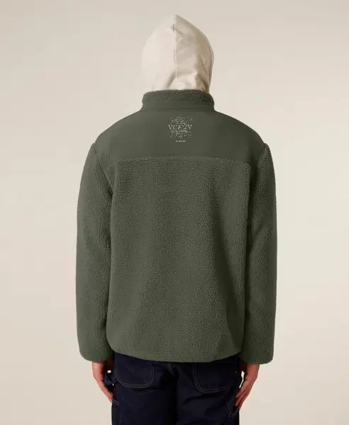 Laisva unisex šerpa striukė ,,Logo" 4