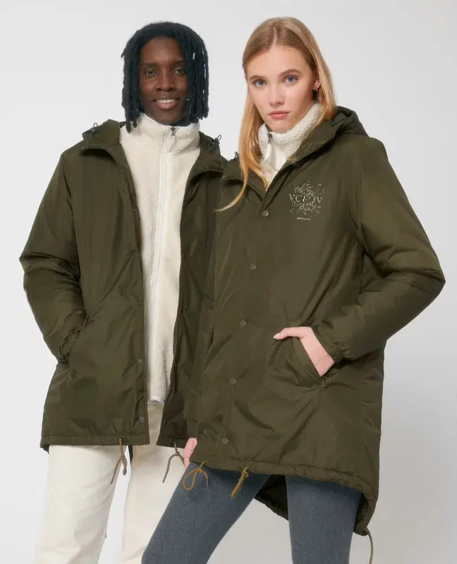 Išpirktuvių prekė. Pailginta unisex striukė ,,Logo"