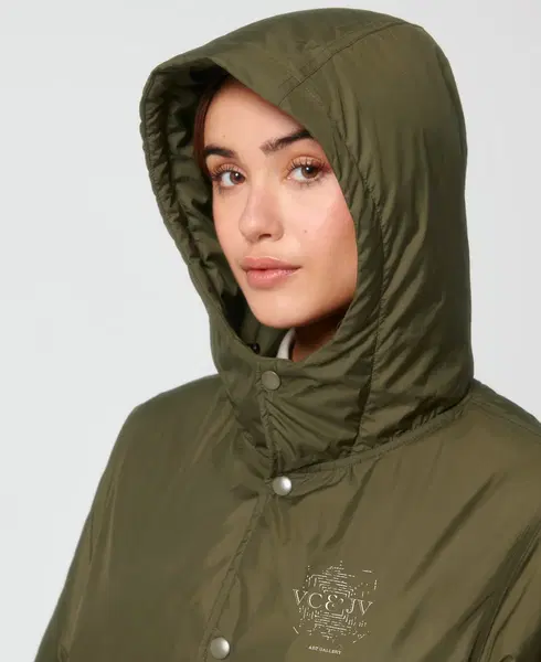 Išpirktuvių prekė. Pailginta unisex striukė ,,Logo" 3