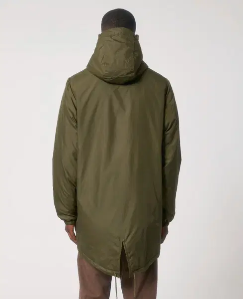Išpirktuvių prekė. Pailginta unisex striukė ,,Logo" 2
