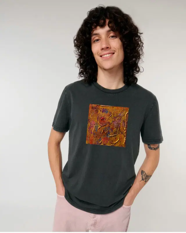 Vintažiniai unisex marškinėliai ,,Aguonėlė"