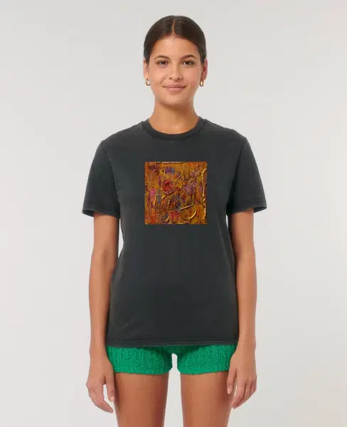 Vintažiniai unisex marškinėliai ,,Aguonėlė" 2