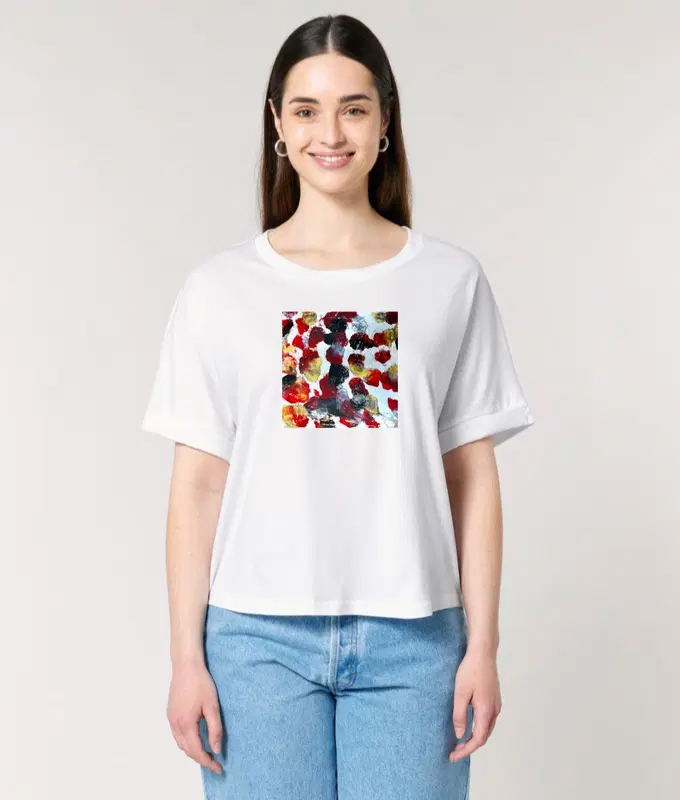Moteriški oversize marškinėliai ,,Apglėbęs-Rožynas"