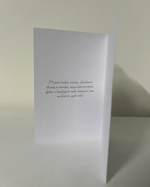 Perlenkiama atvirutė ,,Šviesa” 2