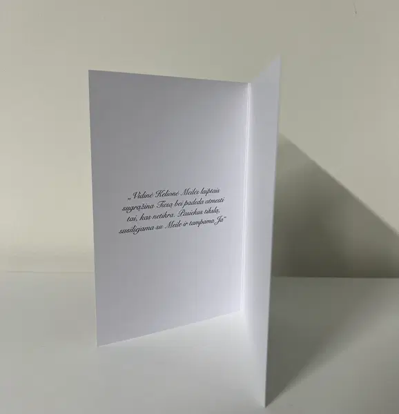 Perlenkiama atvirutė ,,Meilės laiptai” 2