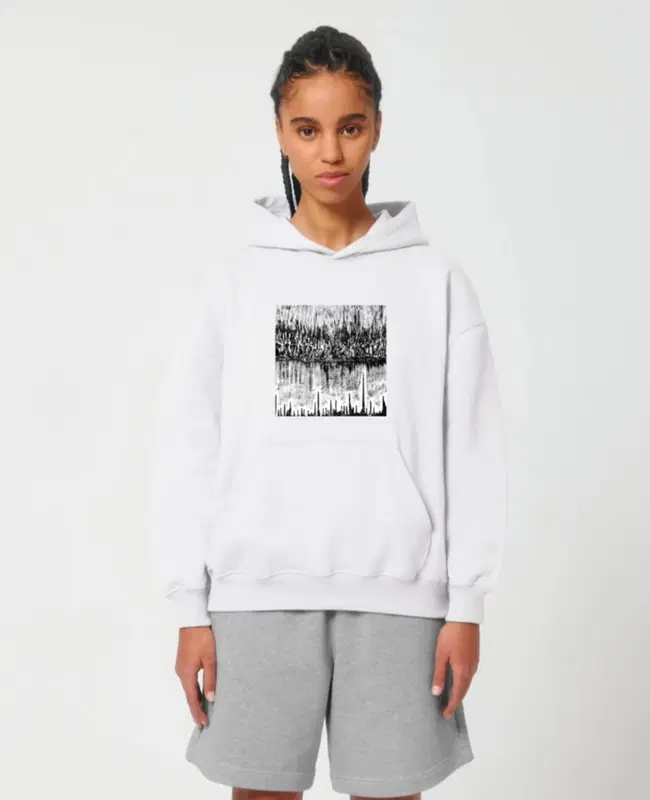 Išpirktuvių prekė. Oversize unisex džemperis ,,Aušros vartai"