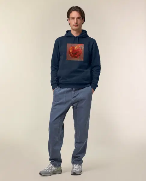 Unisex džemperis su šoninėmis kišenėmis ,,Karališkas obuolys" 2