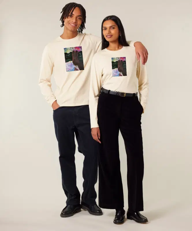 Unisex marškinėliai ilgomis rankovėmis ,,Prabudimas"