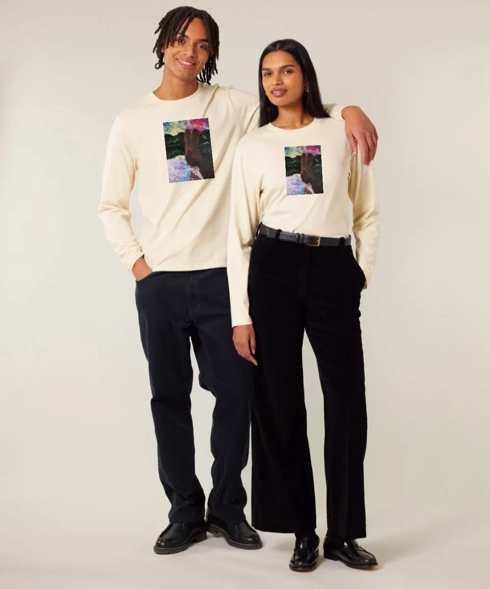 Unisex marškinėliai ilgomis rankovėmis ,,Prabudimas"