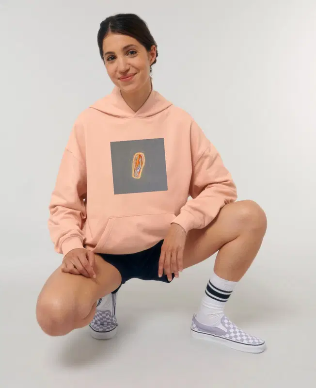 Išpirktuvių prekė. Oversize unisex džemperis ,,Meilė"
