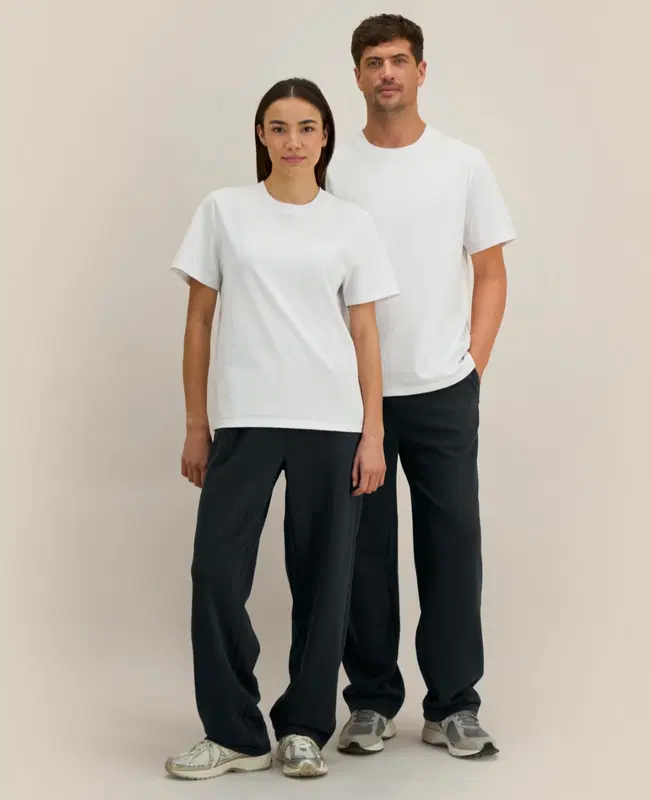 Unisex tiesaus kirpimo sportinės kelnės ,,Logo"