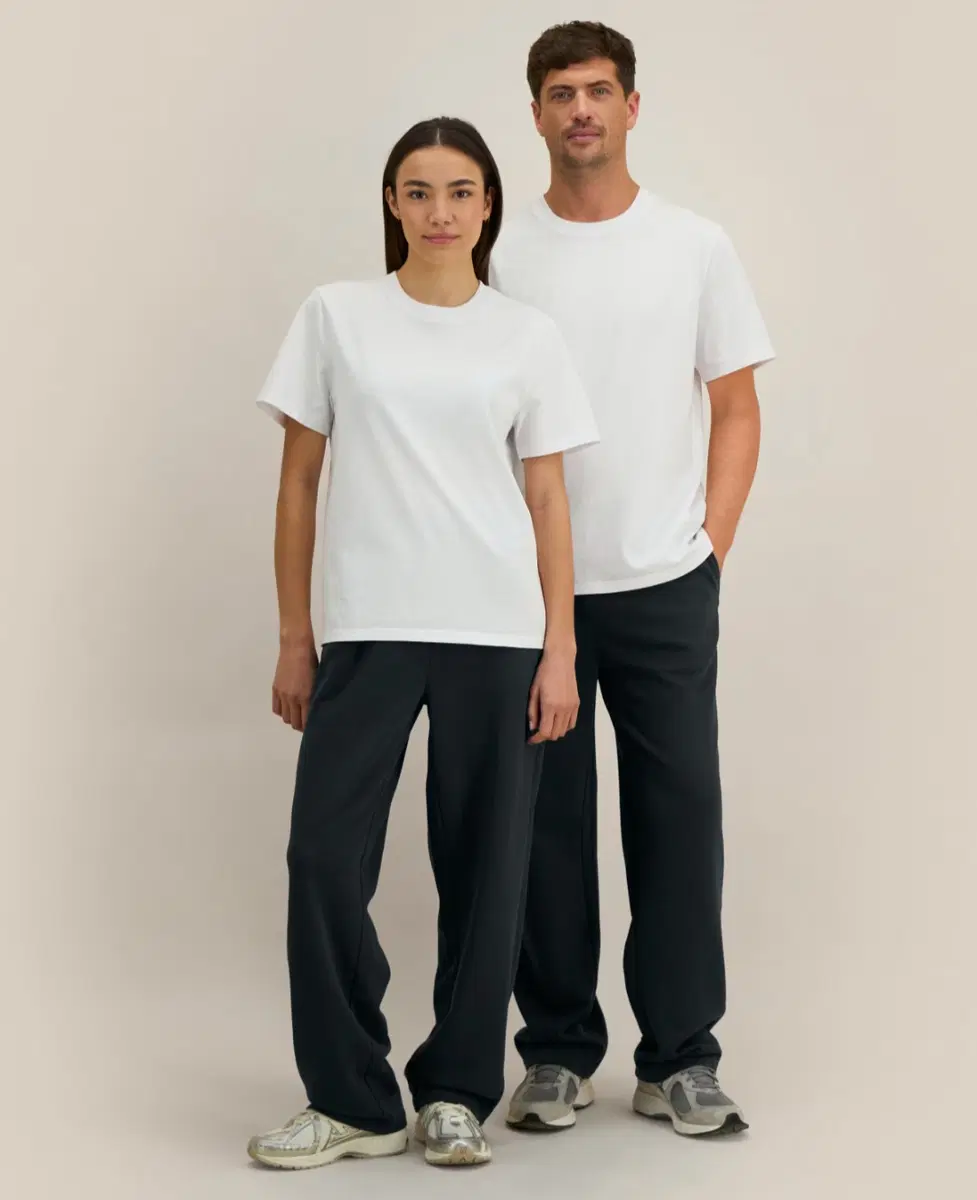 Unisex tiesaus kirpimo sportinės kelnės ,,Logo"