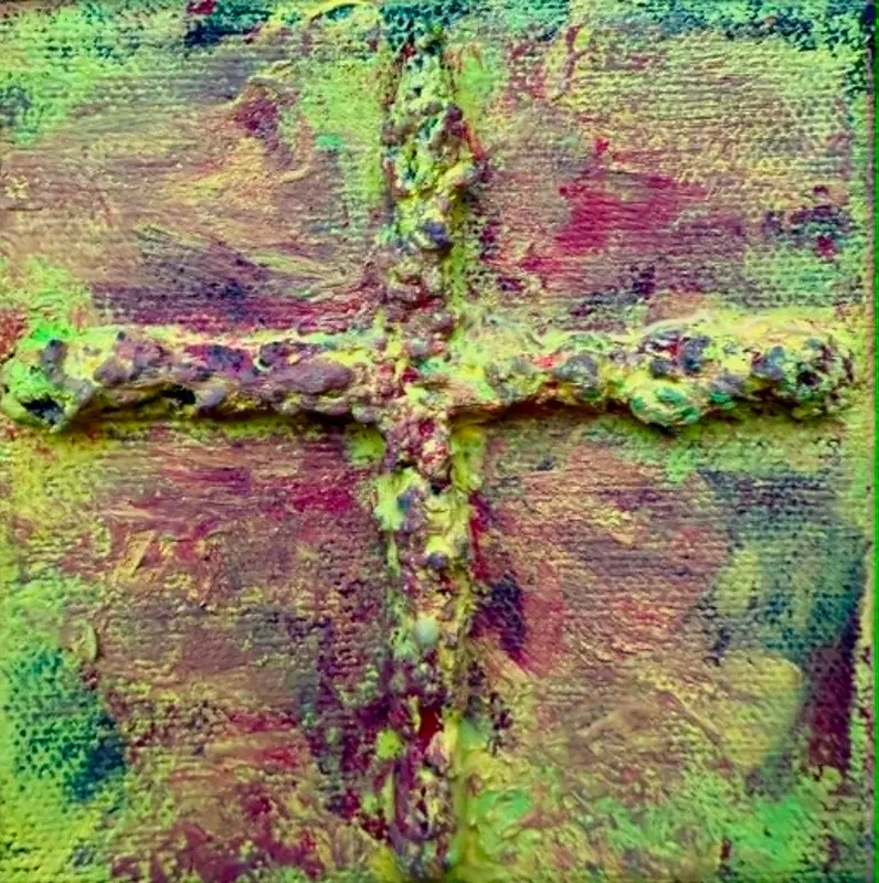 Reprodukcija Kryžius ,,Meilės Vedlys"