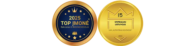 Stipriausi Lietuvoje ir top įmonė